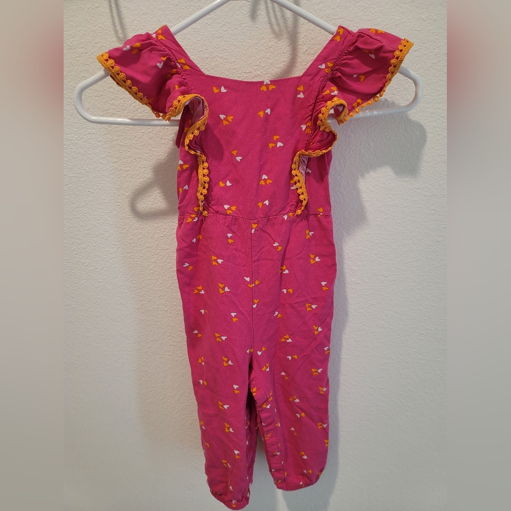 🔵 3/20Toddler girls 2T cat and jack jumpsuit